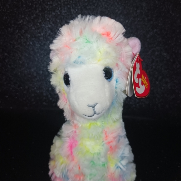 Ty Beanie Babies Lola the Rainbow Llama Plush. - Picture 6 of 10